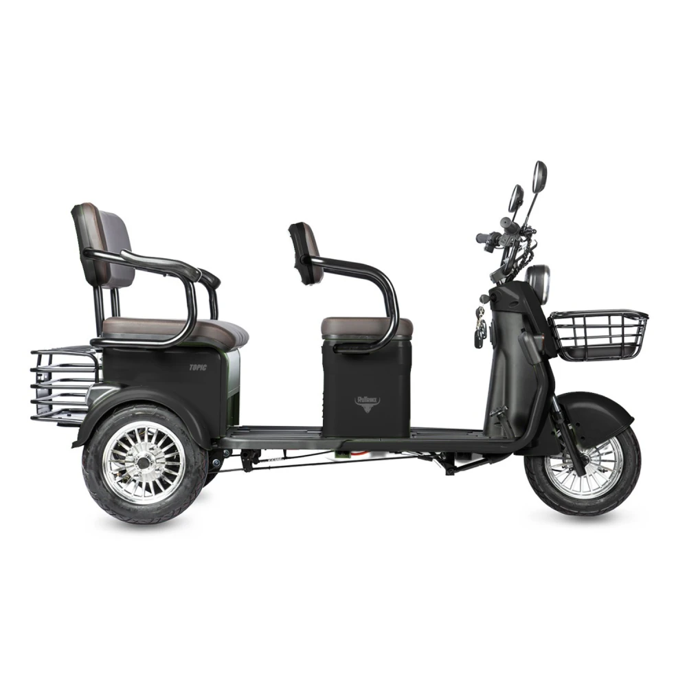 Электротрицикл Rutrike Топик Черный