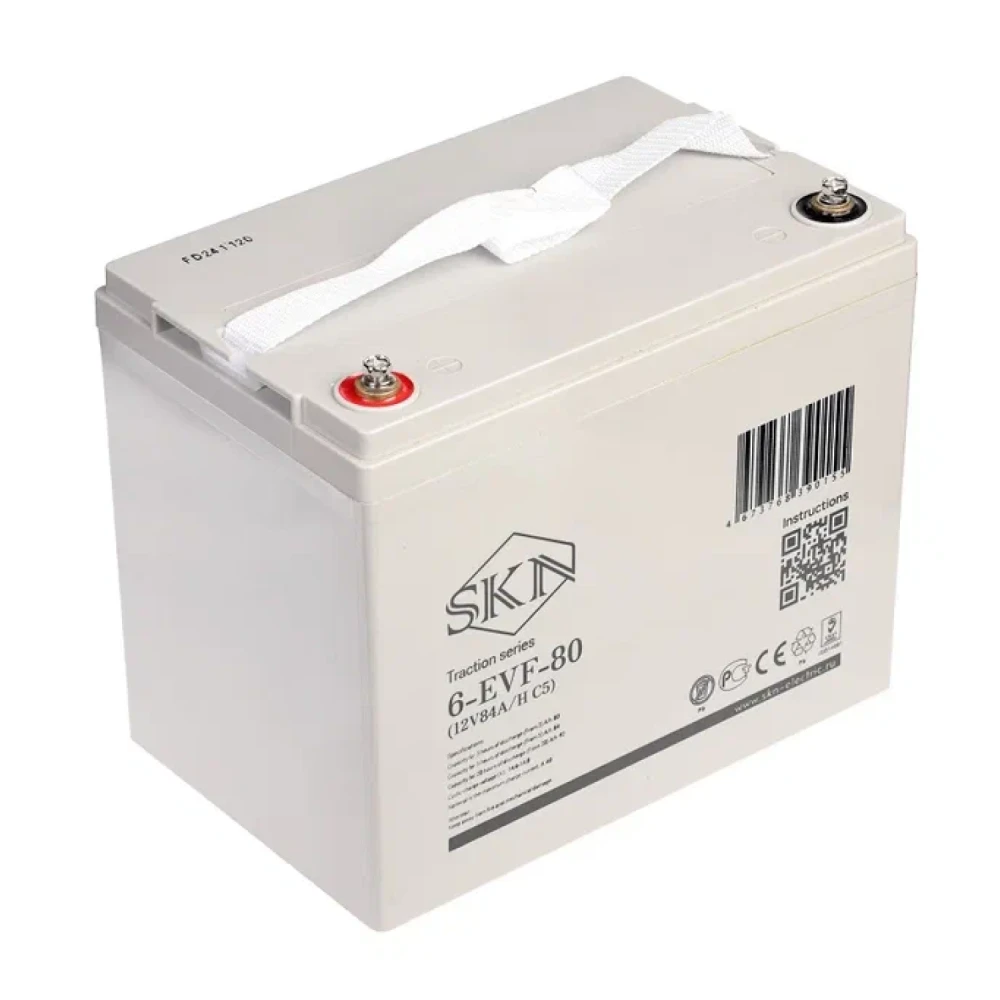 Тяговый аккумулятор Rutrike SKN 6-EVF-80 (12V84A/H C5)